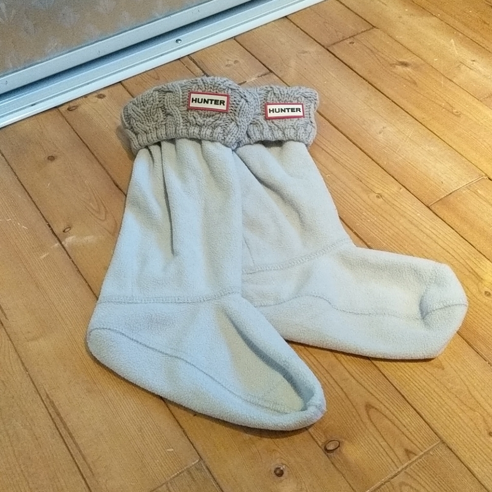 Grey Hunter Boots Tall Socks Medium